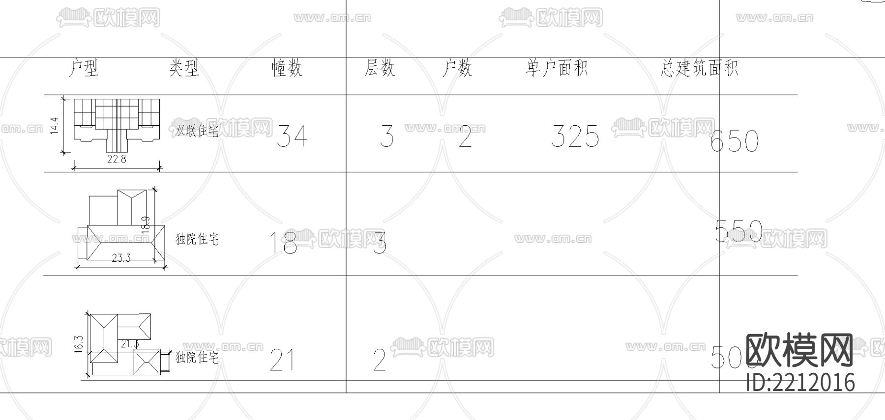 综合服务区控制性详细规划CAD施工图