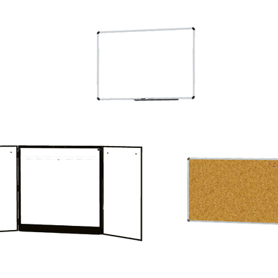  现代办公白板su模型 