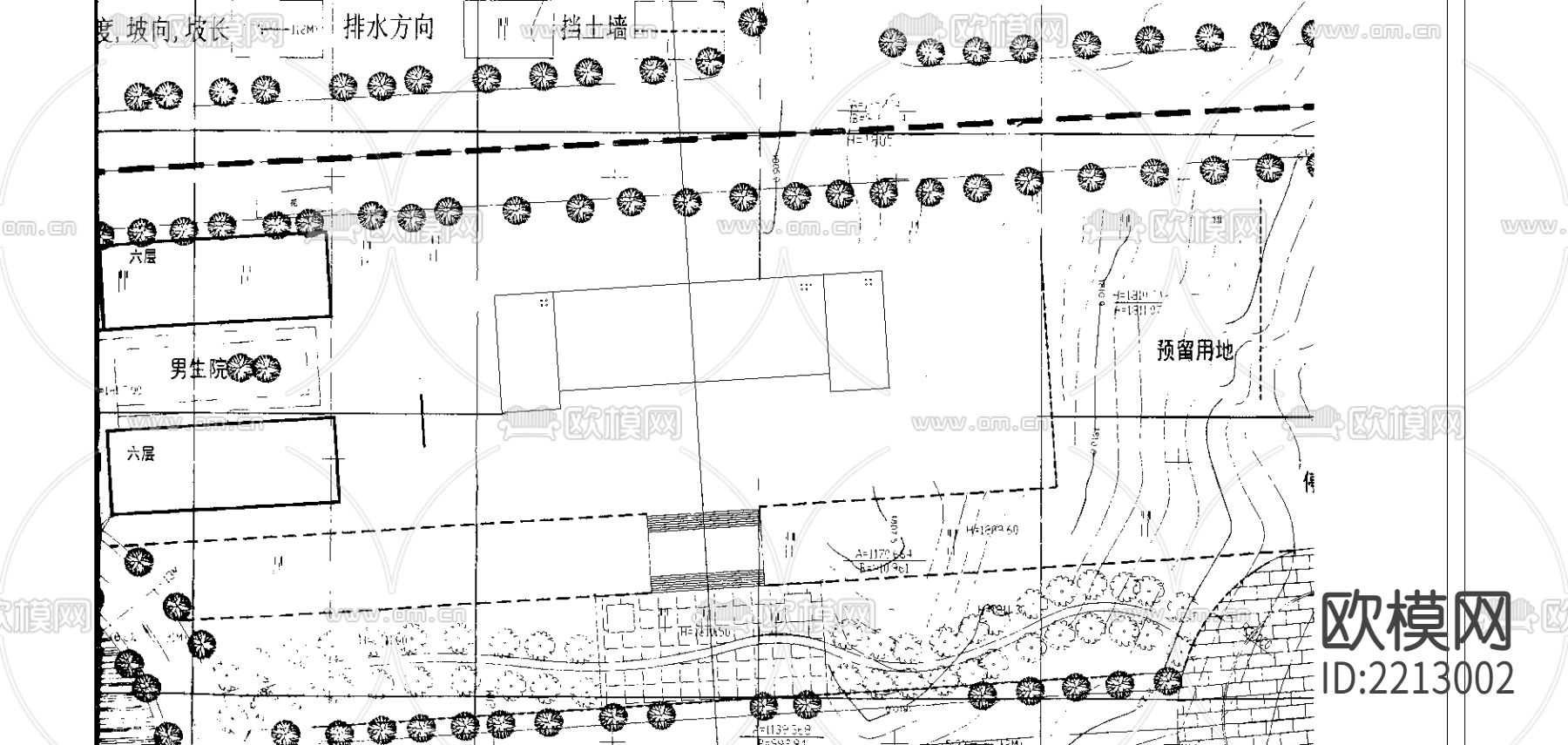 某卫生学校实验楼CAD施工图下载（渲染图2）