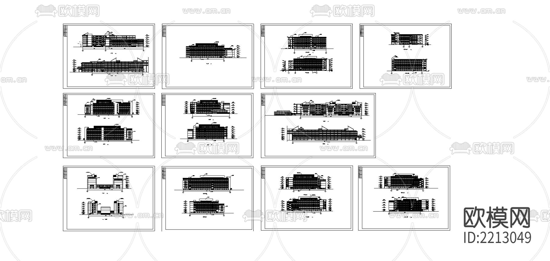 某学校体育馆CAD施工图下载（渲染图2）