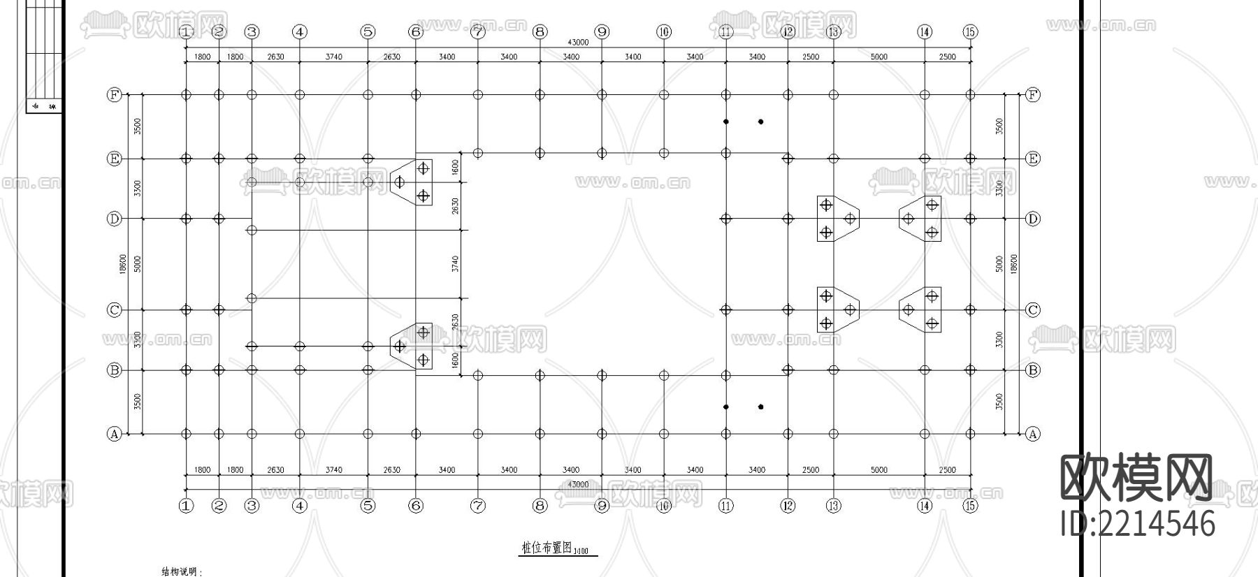古建筑祠堂戏台CAD施工图下载（渲染图3）