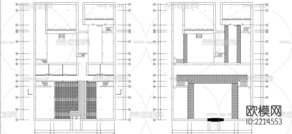 古建整修CAD施工圖下載(渲染圖3)