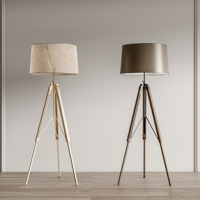 现代落地灯su模型