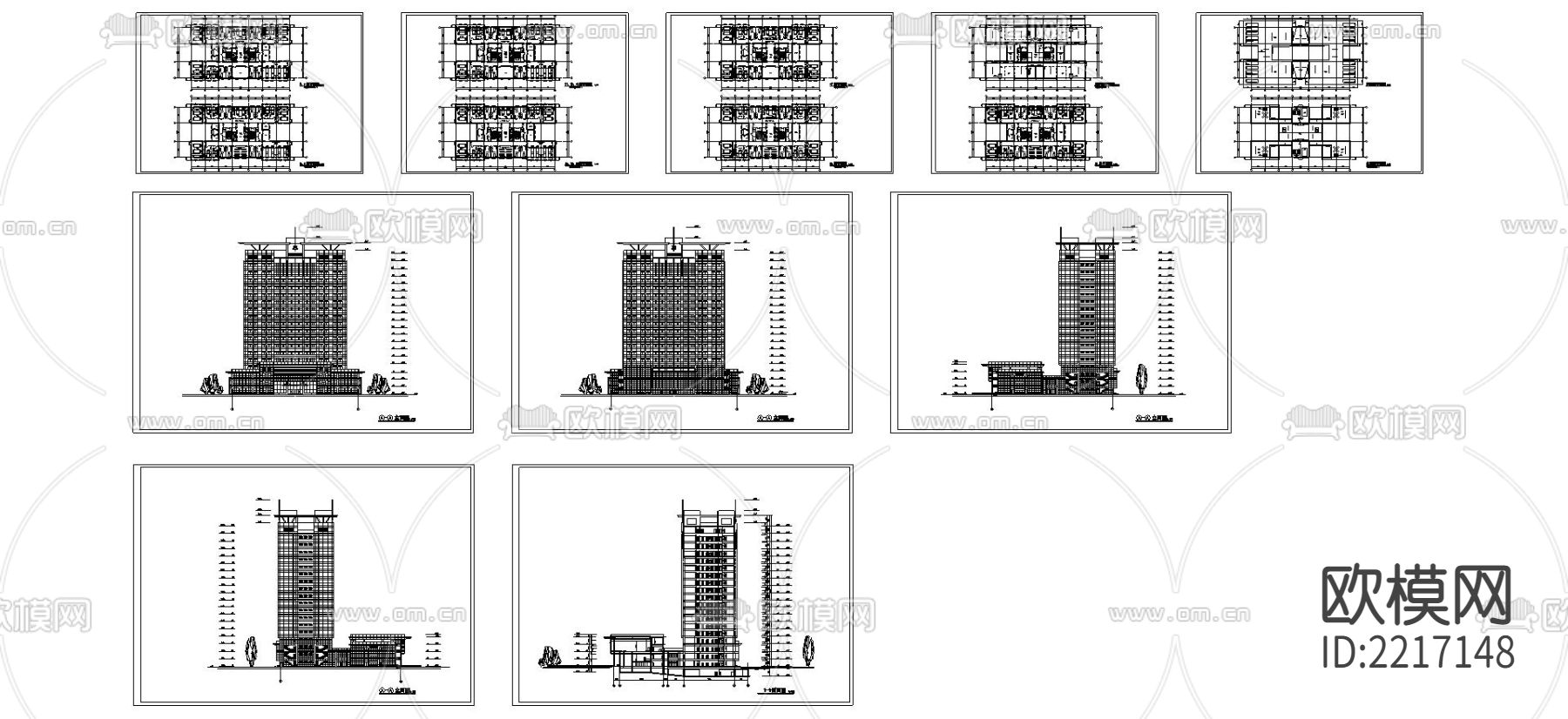 中国药大研究生实验楼cad施工图下载（渲染图4）