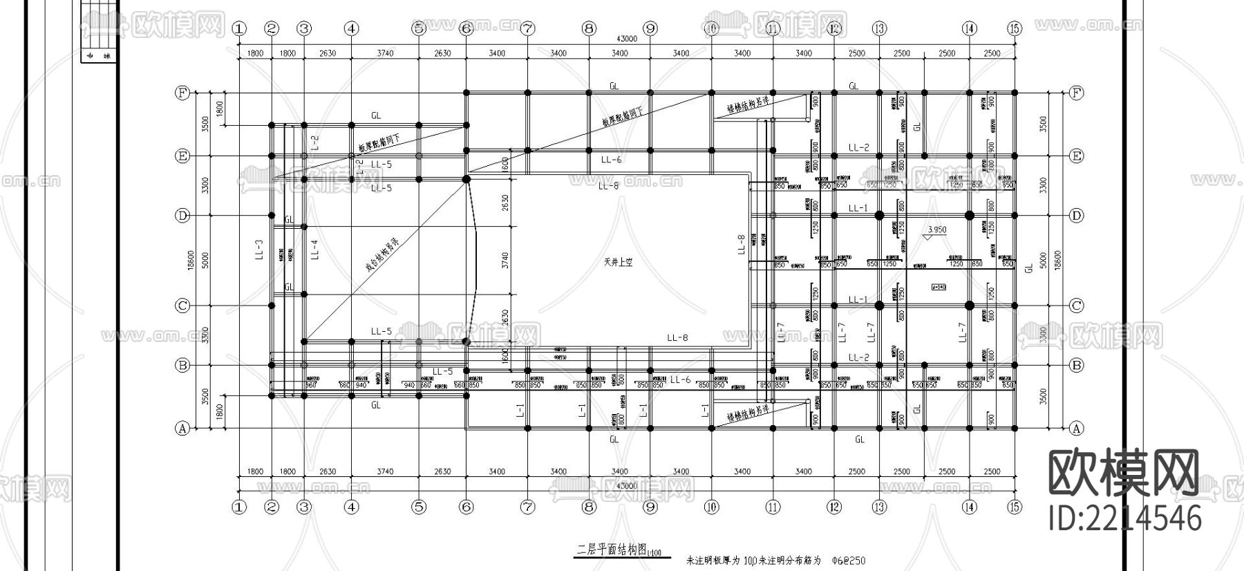 古建筑祠堂戏台CAD施工图下载（渲染图4）