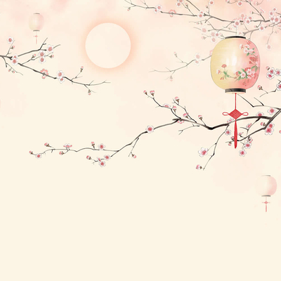  华琴壁画新中式花鸟壁画 