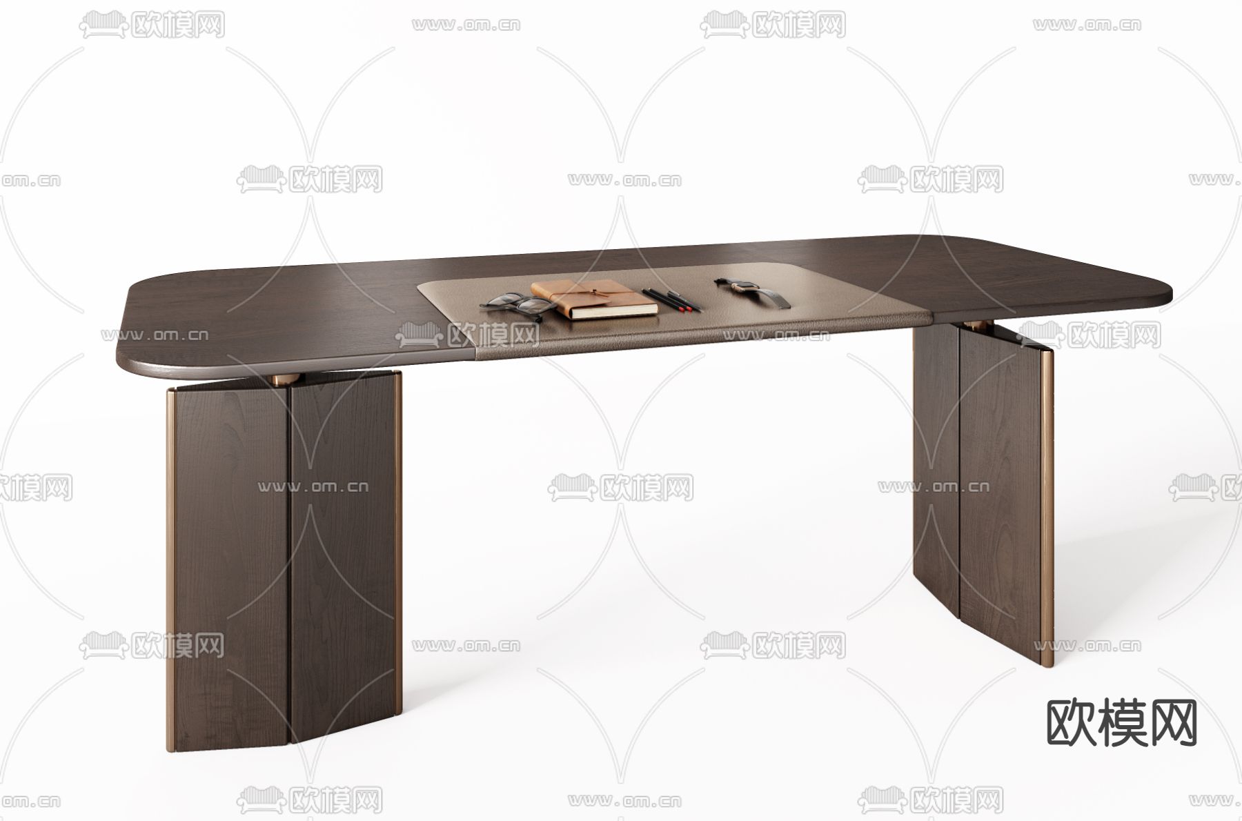 Minotti 现代书桌3d模型下载（渲染图3）