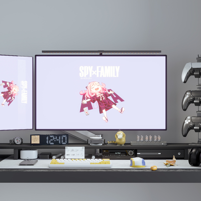  电脑显示屏索尼PS5手柄支架su模型 