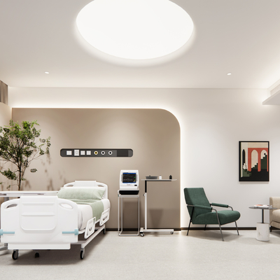  现代美容院SPA护理房su模型 