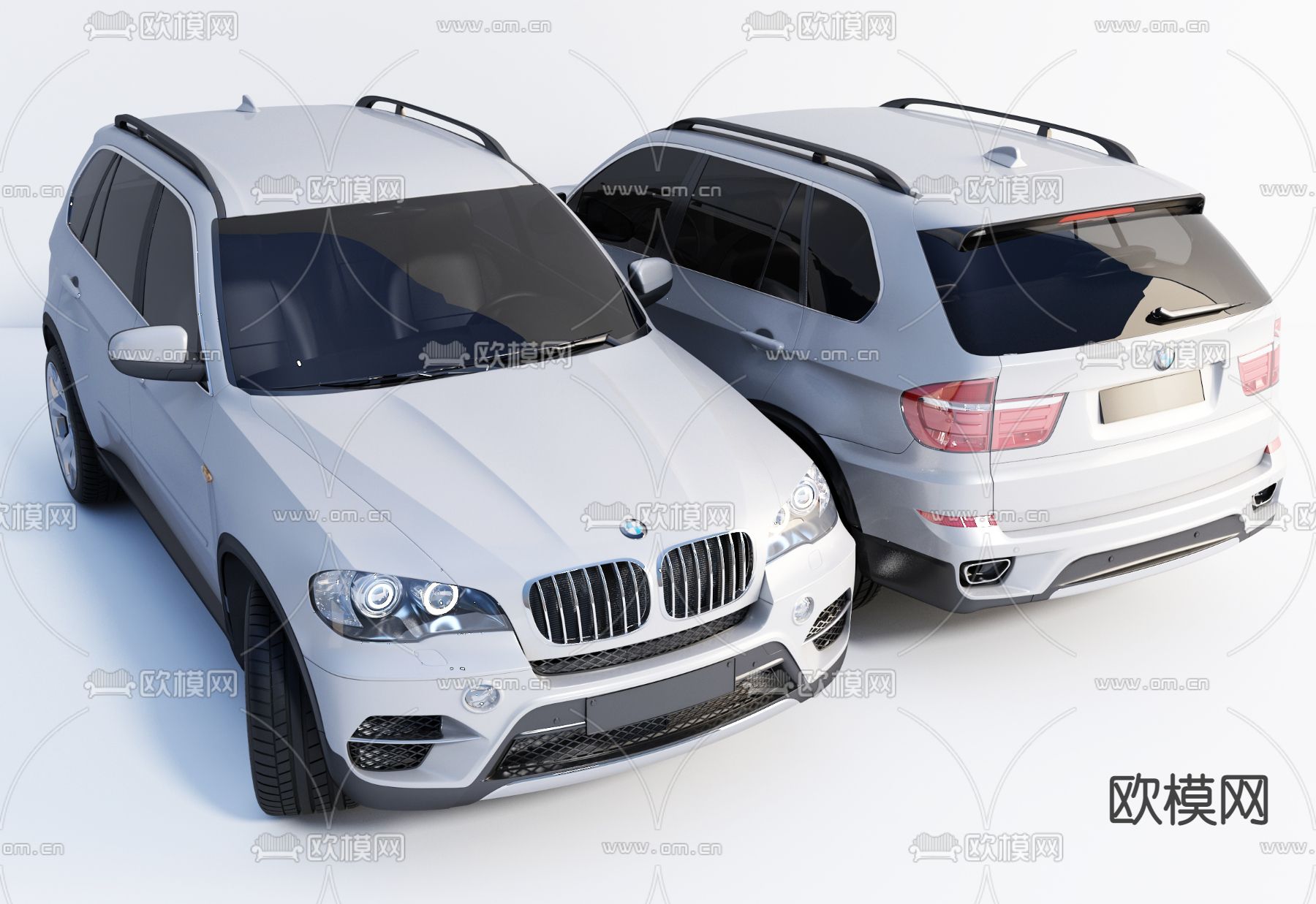 现代宝马汽车3d模型下载