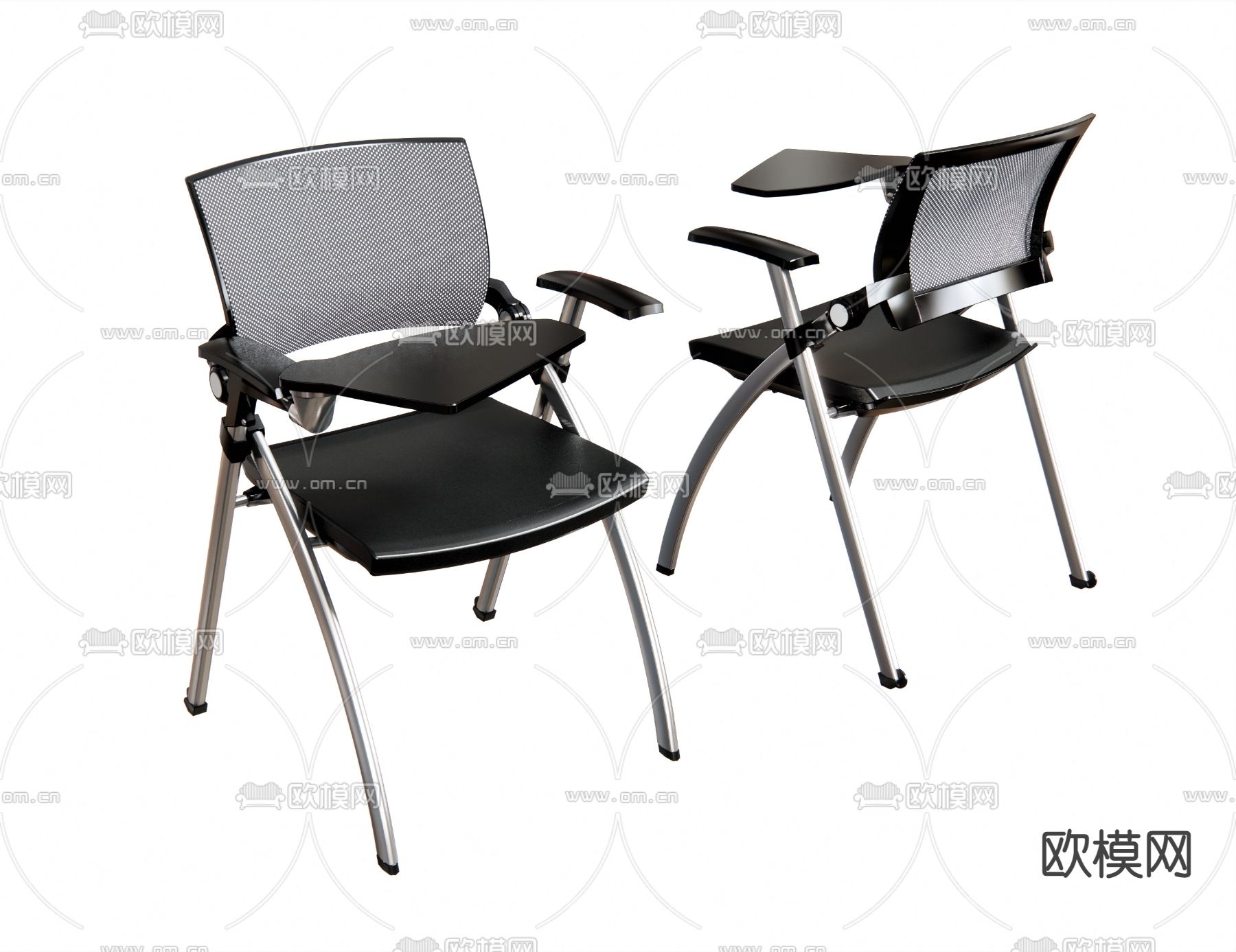 现代办公椅su模型下载（渲染图1）