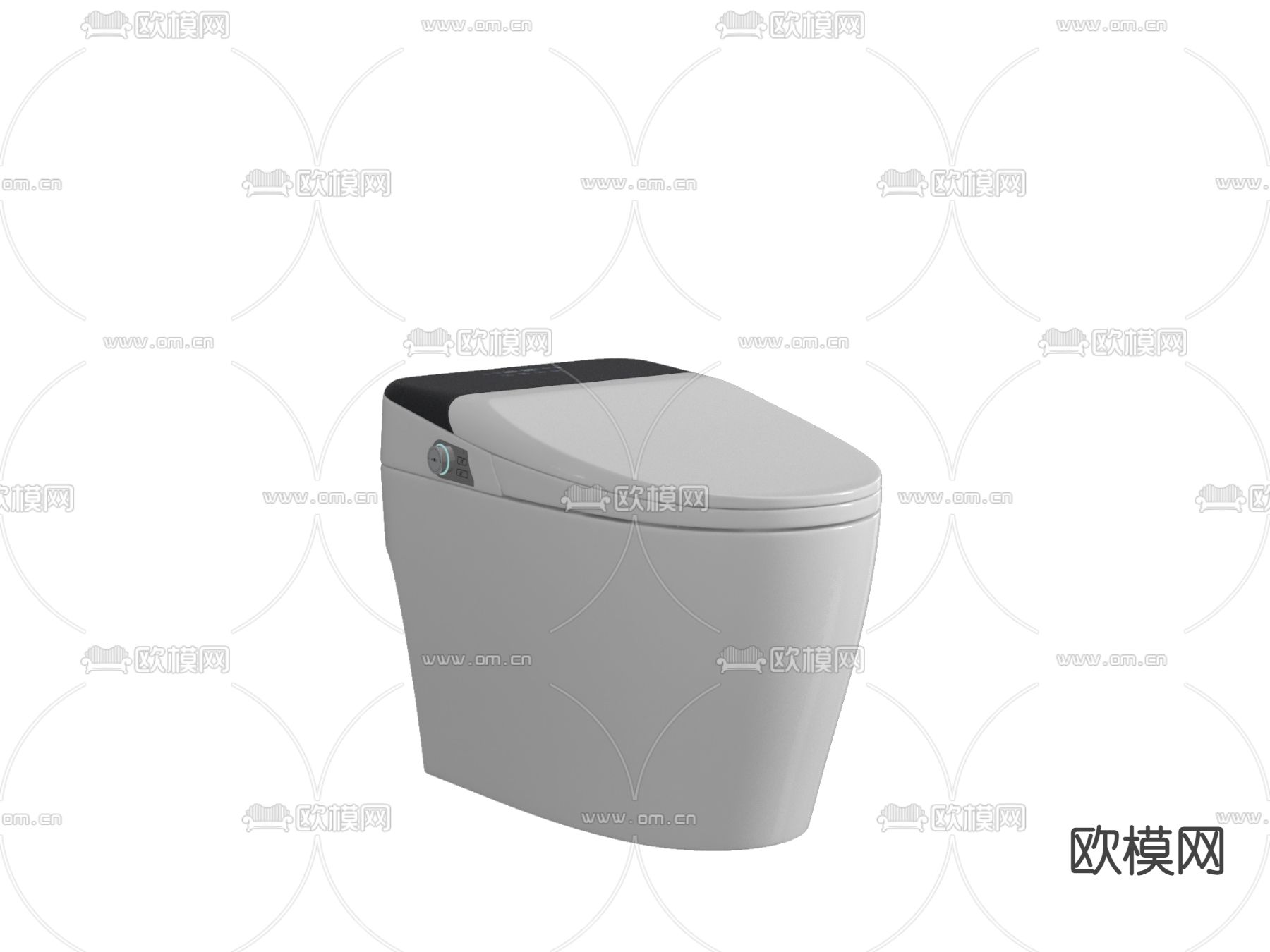 马桶3d模型下载