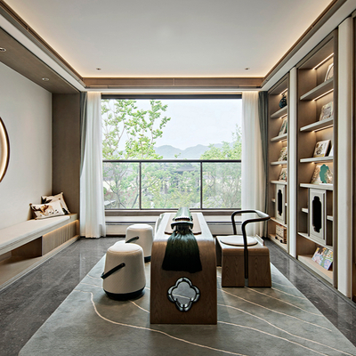 盘石设计  新中式书房