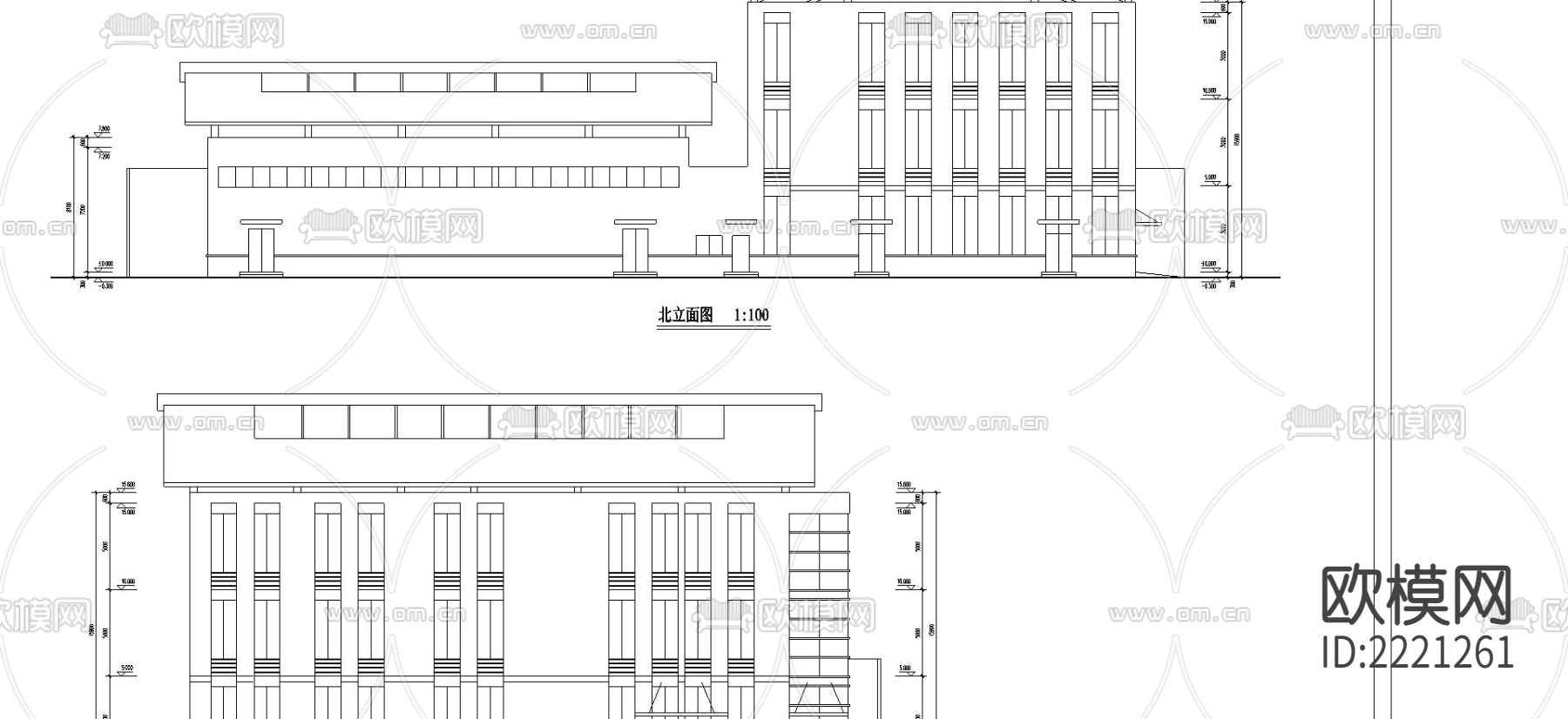 营养厨房锅炉房CAD施工图下载（渲染图1）
