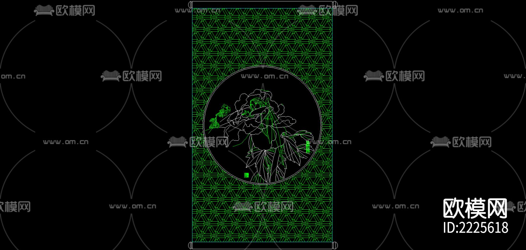 装饰品cad图库下载（渲染图3）