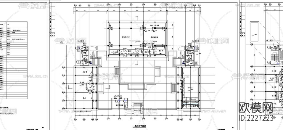 古建筑裝修改造cad施工圖下載(渲染圖4)