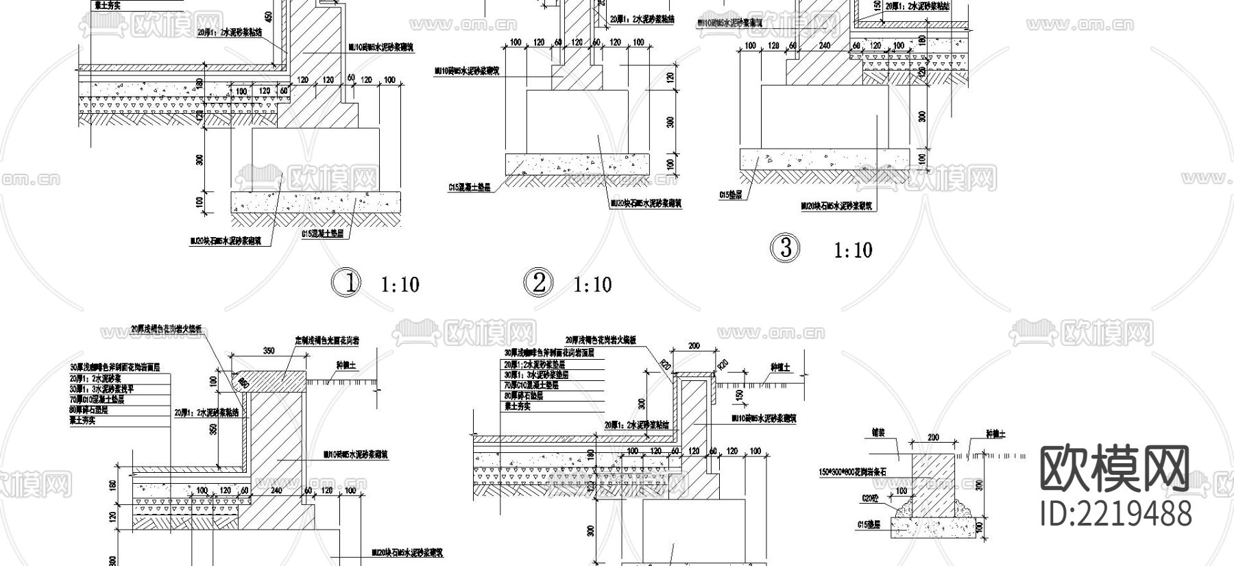 小品CAD大样图下载（渲染图2）