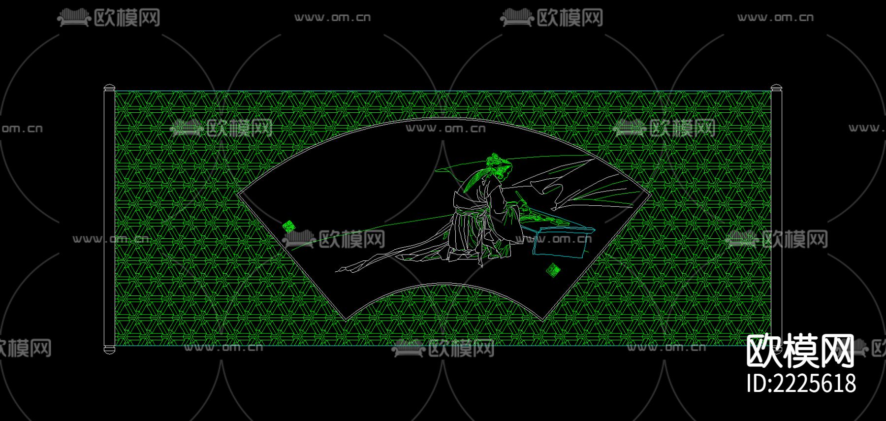 装饰品cad图库下载（渲染图6）