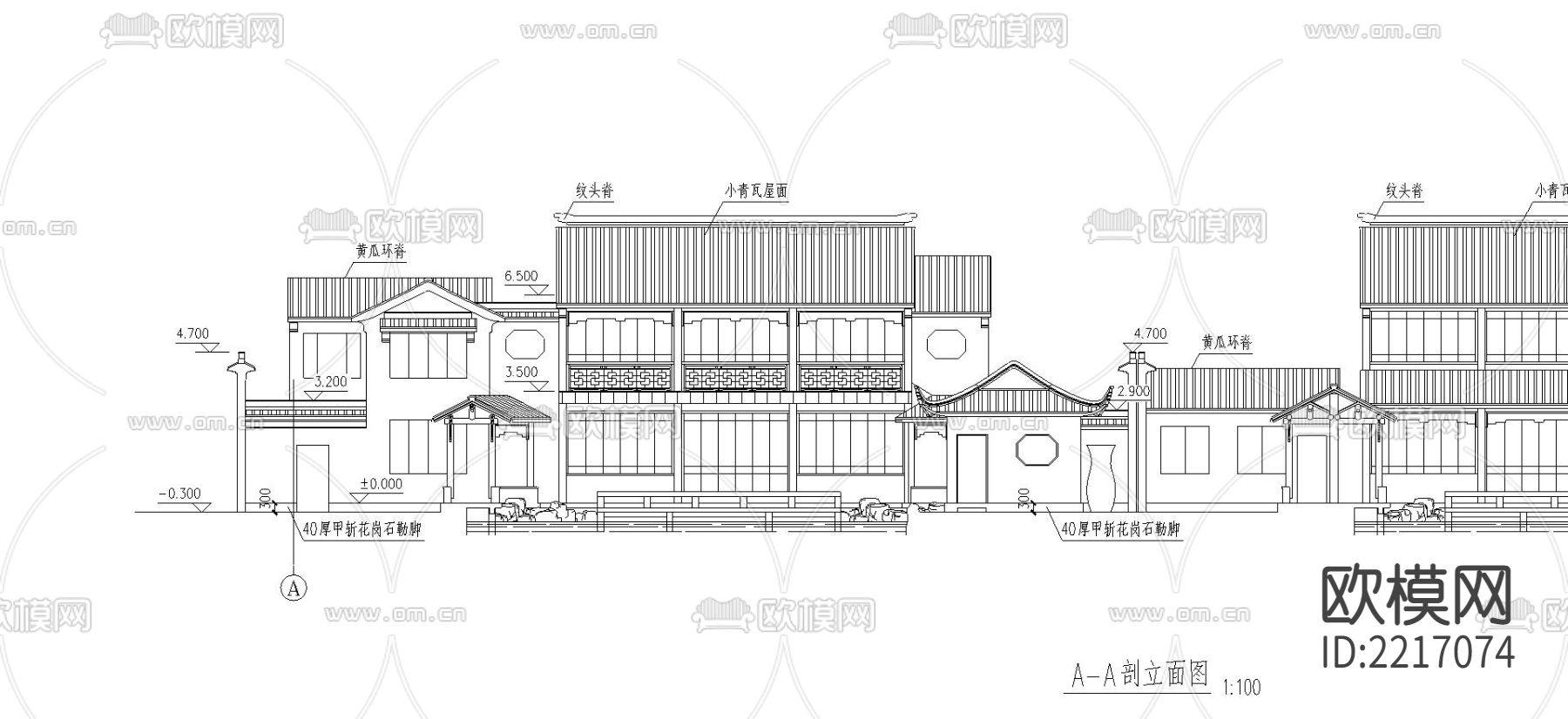 古建CAD施工图下载（渲染图1）