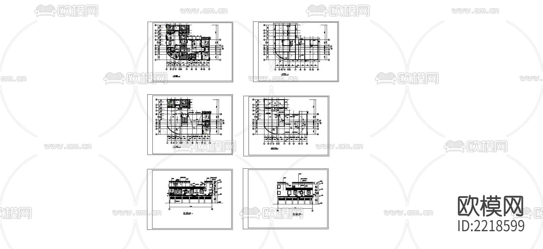 藏式建筑平面布置CAD施工图下载（渲染图3）