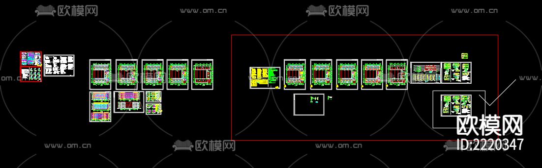 明德教学楼给排水CAD施工图下载（渲染图4）