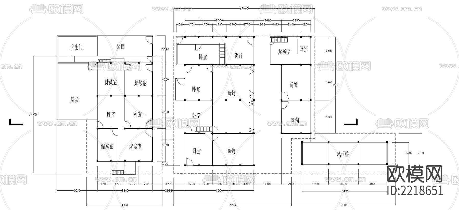 古建民居CAD节点大样下载（渲染图2）