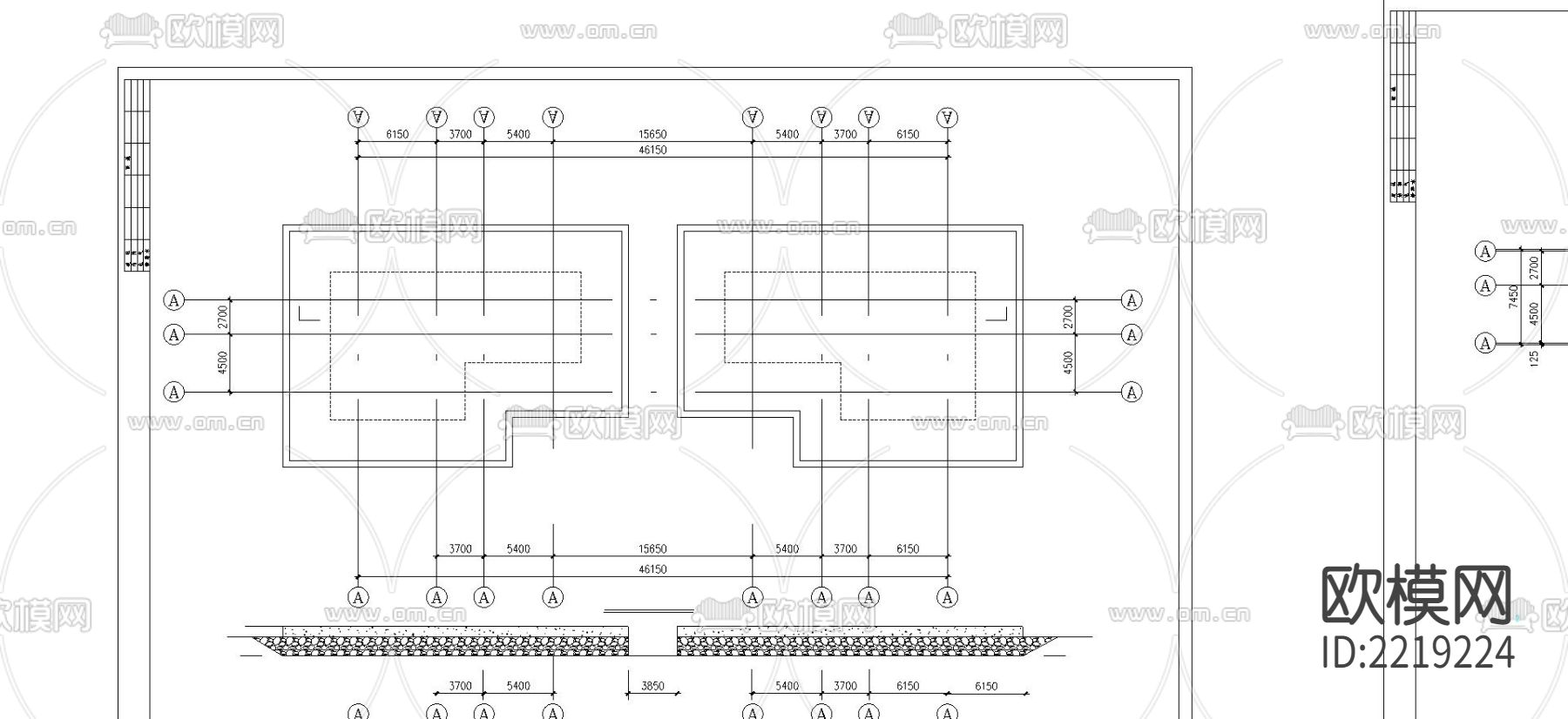 西藏嘎拉山南大门CAD图纸下载（渲染图6）