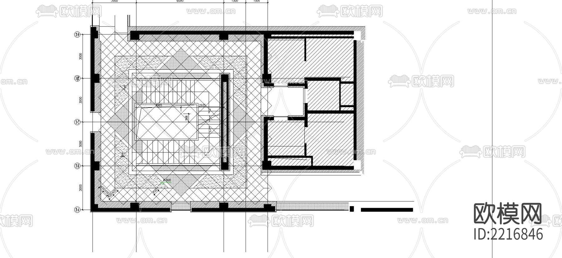 详图CAD大样图下载（渲染图2）