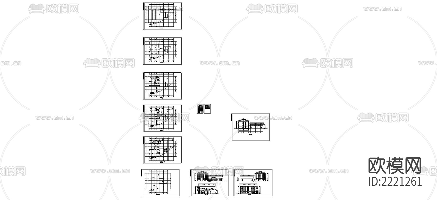营养厨房锅炉房CAD施工图下载（渲染图5）