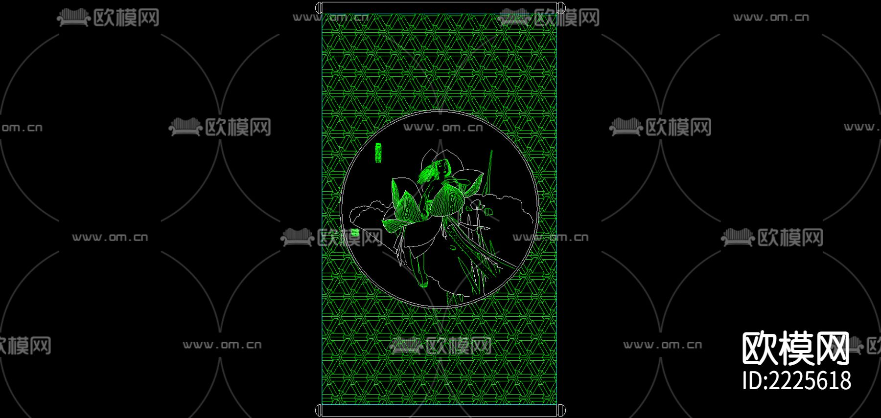 装饰品cad图库下载（渲染图8）
