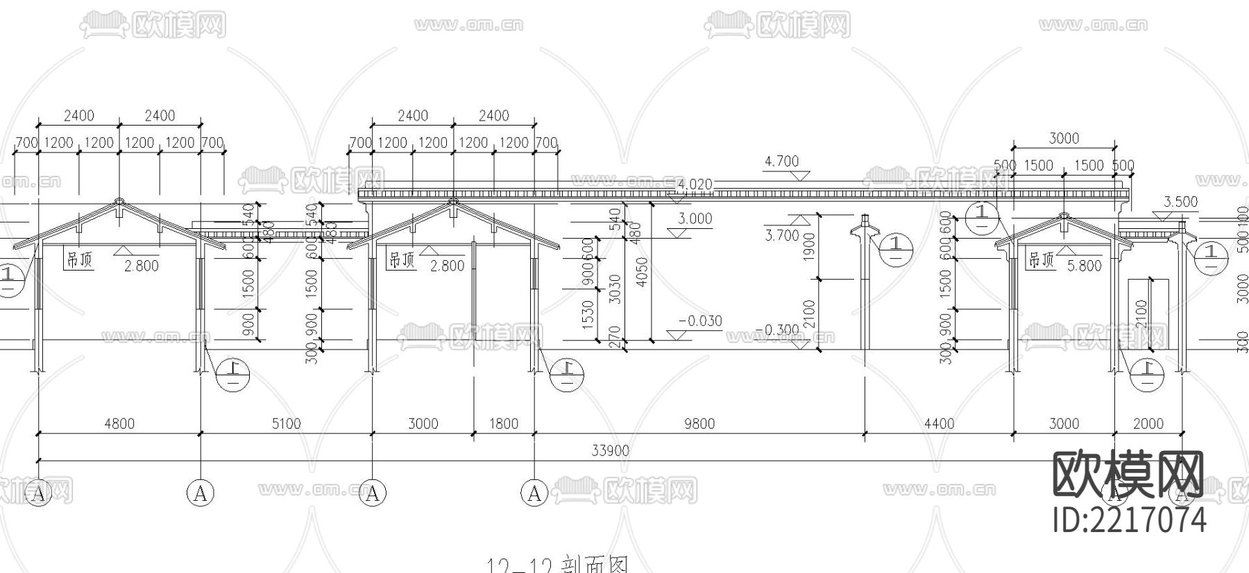 古建CAD施工图下载（渲染图3）