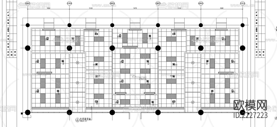 古建筑裝修改造cad施工圖下載(渲染圖3)