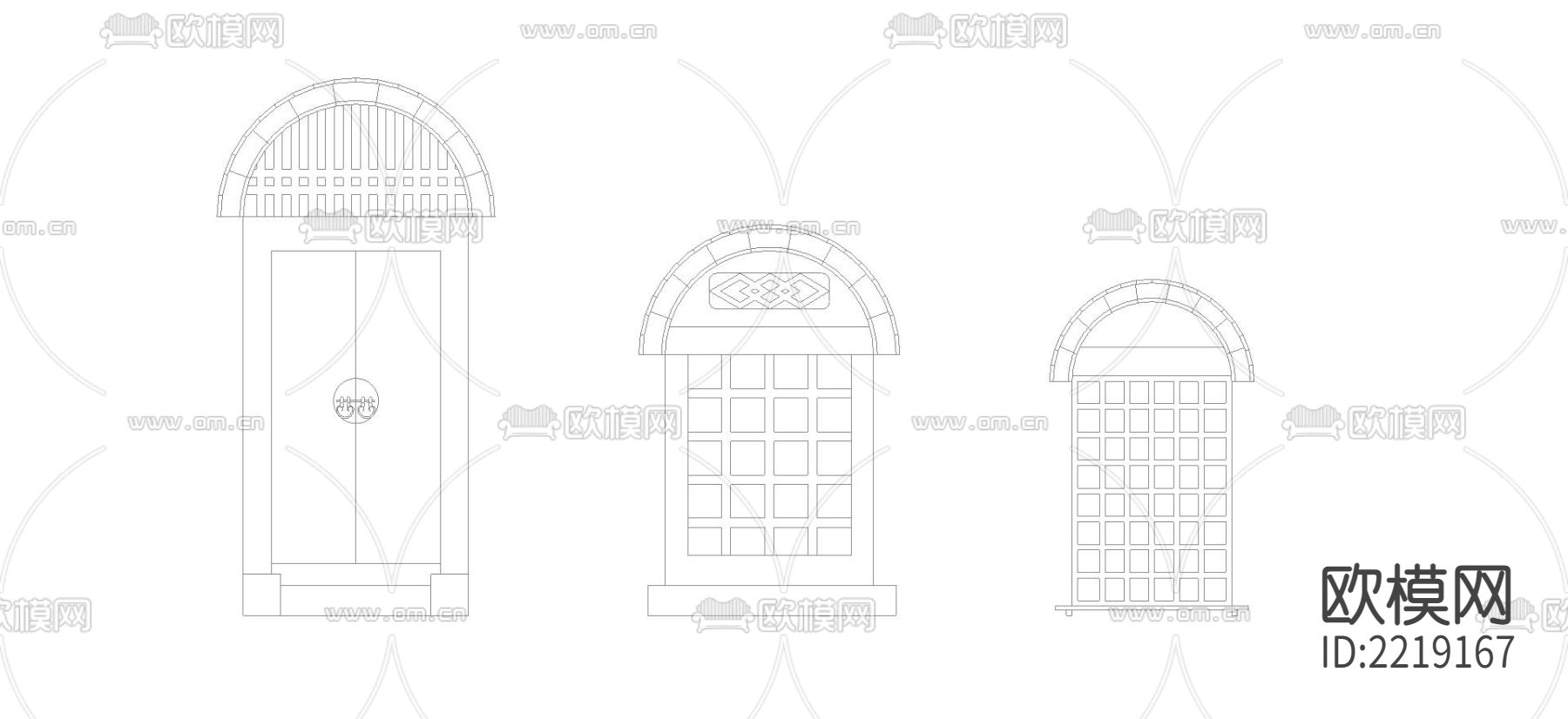 山西民居古建筑测绘cad施工图下载（渲染图2）