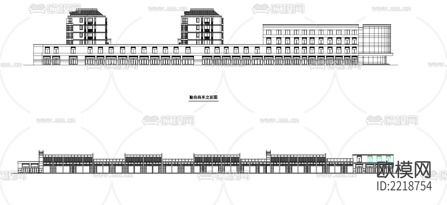 城市规划CAD施工图下载（渲染图4）