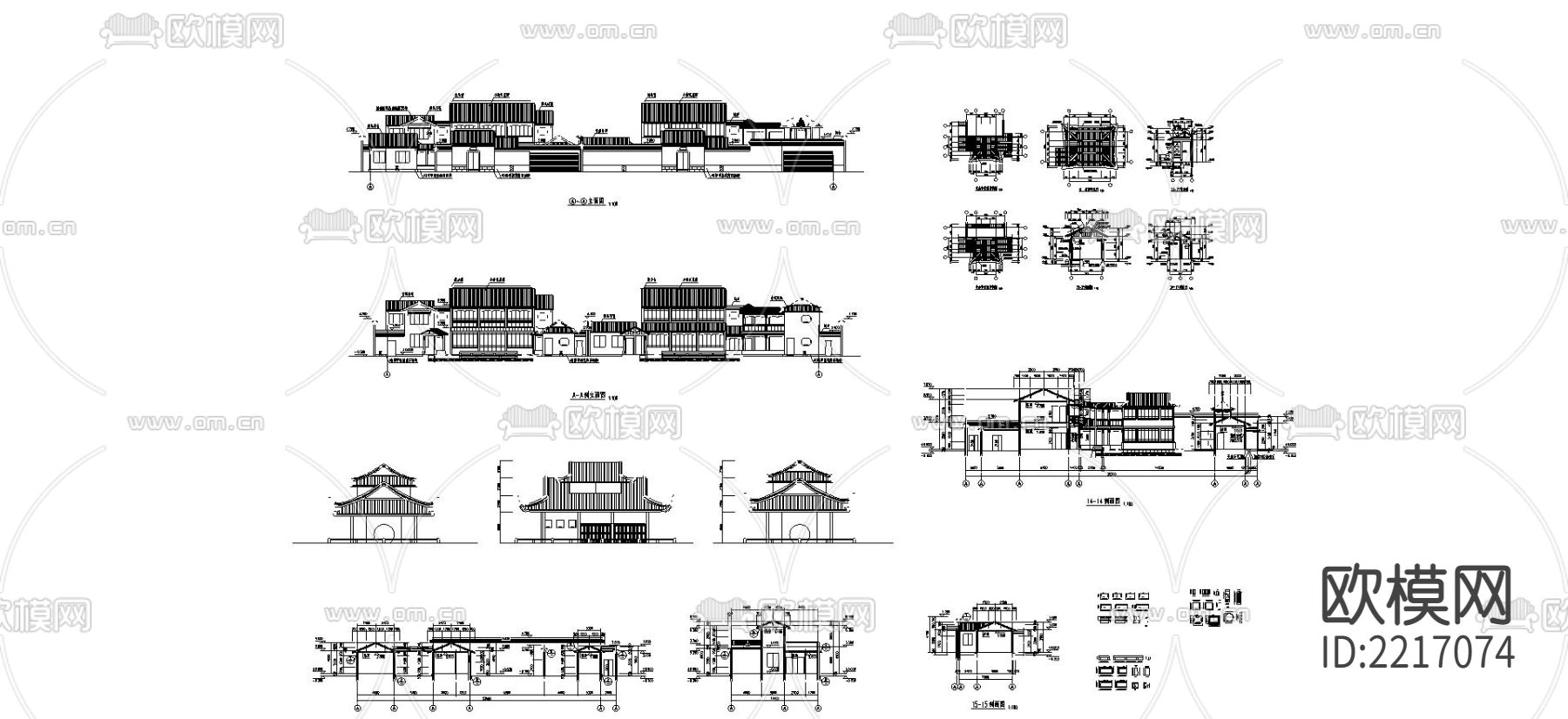 古建CAD施工图下载（渲染图6）