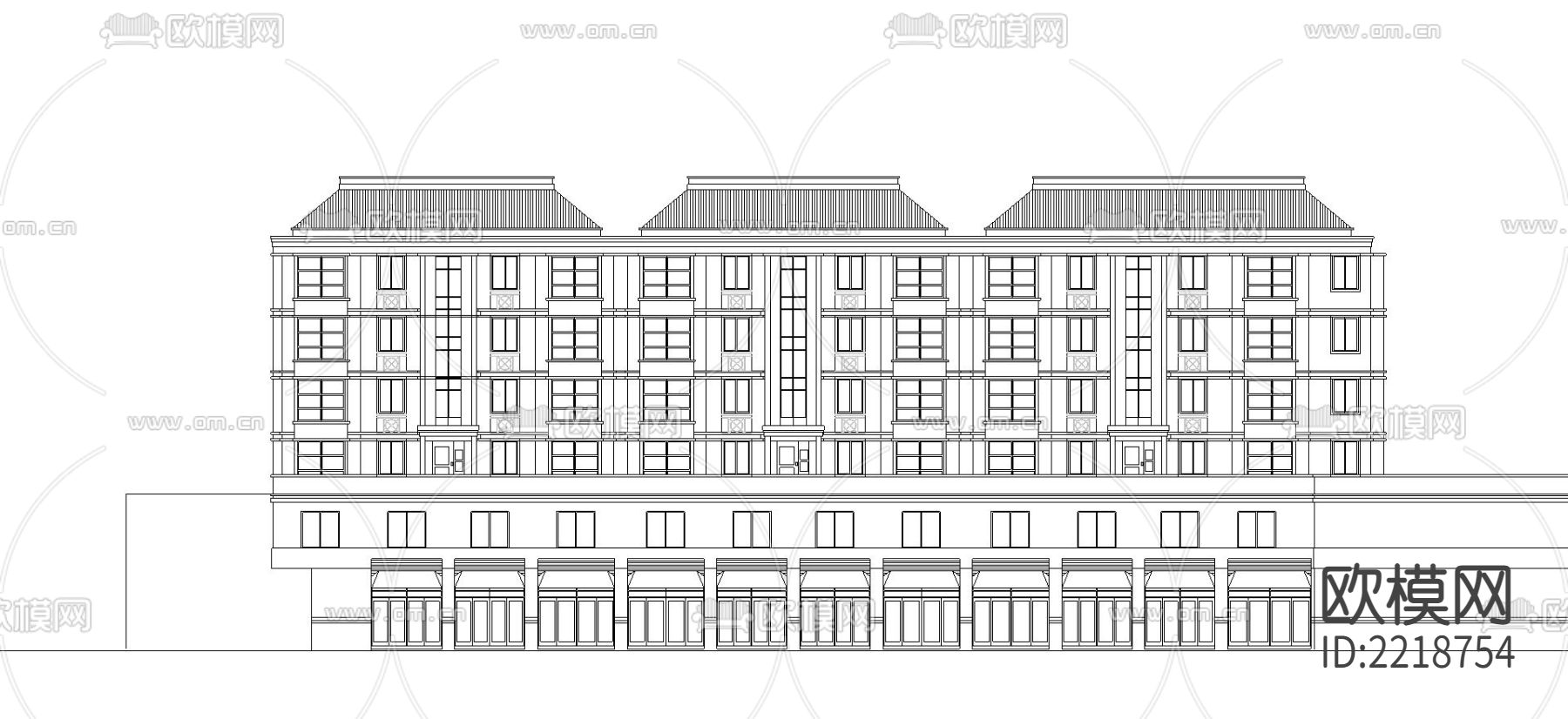 城市规划CAD施工图下载（渲染图2）