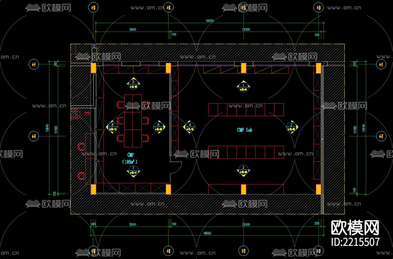 美的创新展厅CAD施工图下载（渲染图2）