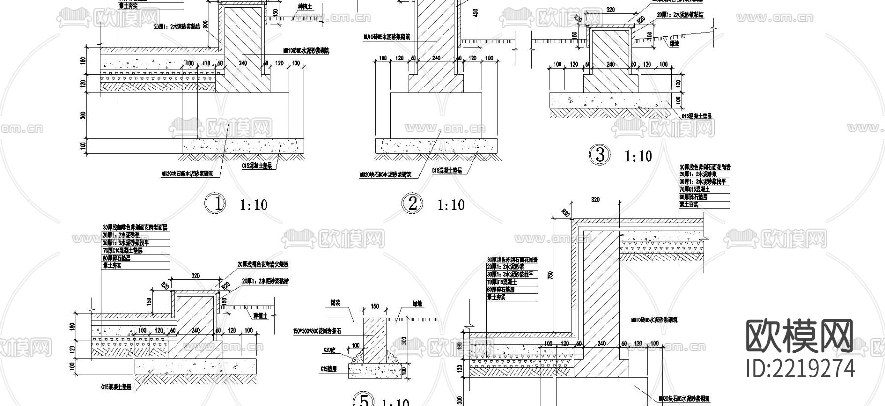 小品设计施工CAD大样图下载（渲染图2）