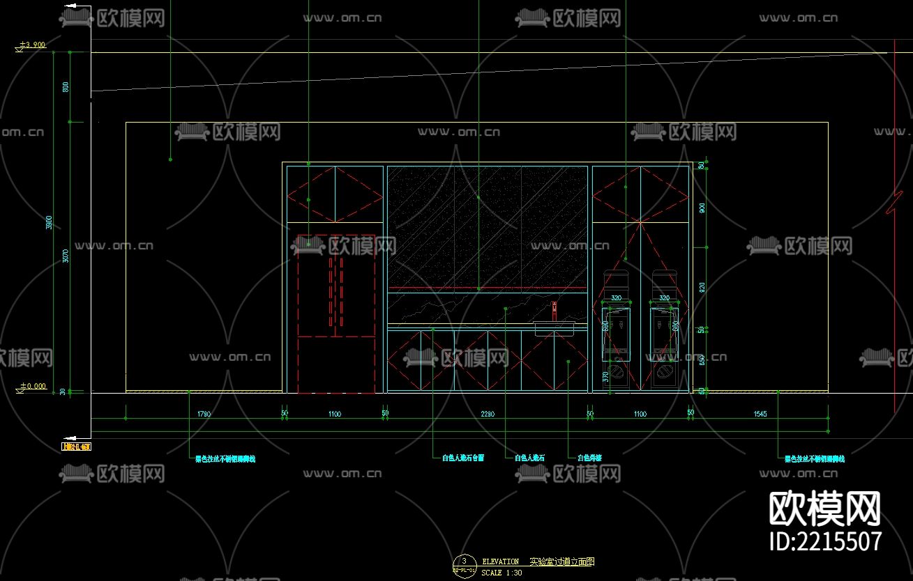 美的创新展厅CAD施工图下载（渲染图3）