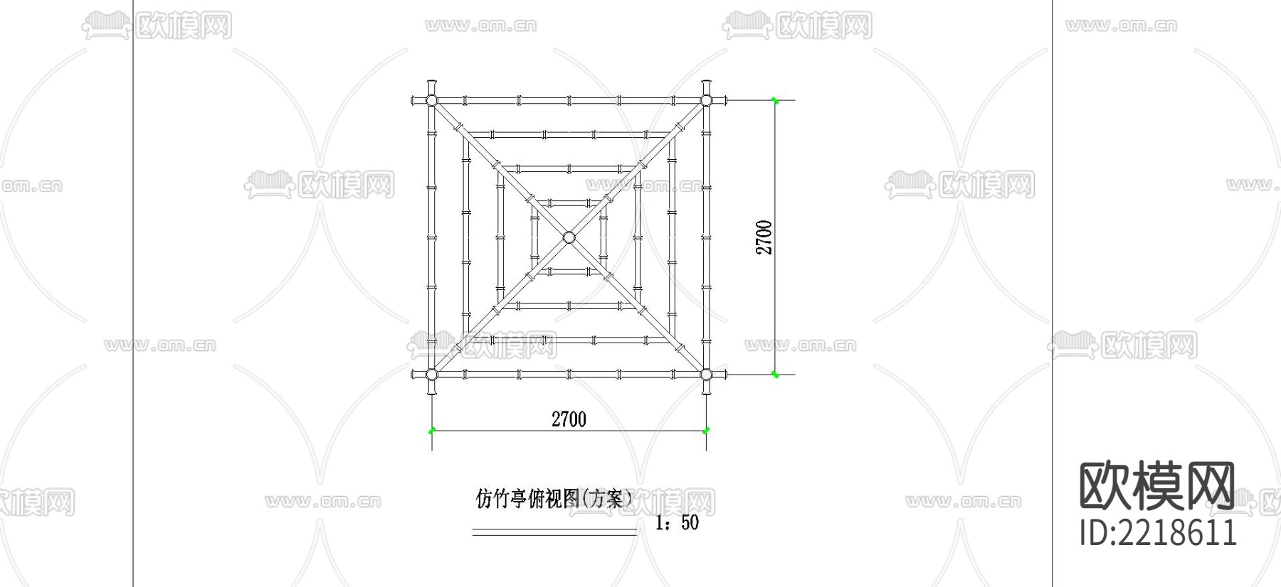 仿竹亭CAD节点大样下载（渲染图1）