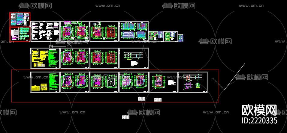 明德教学楼给排水CAD施工图下载(渲染图1)