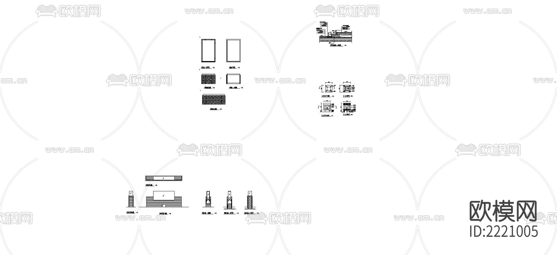 5层屋顶花园cad施工图下载（渲染图3）