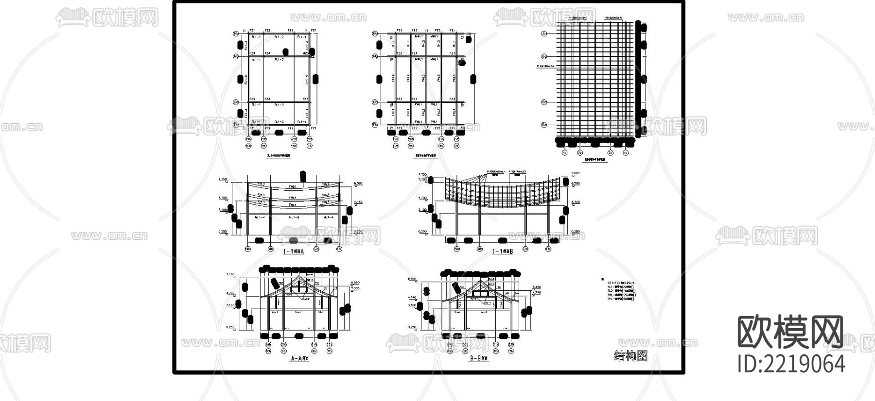 丽江怡榕庄建筑及结构图cad施工图下载（渲染图3）