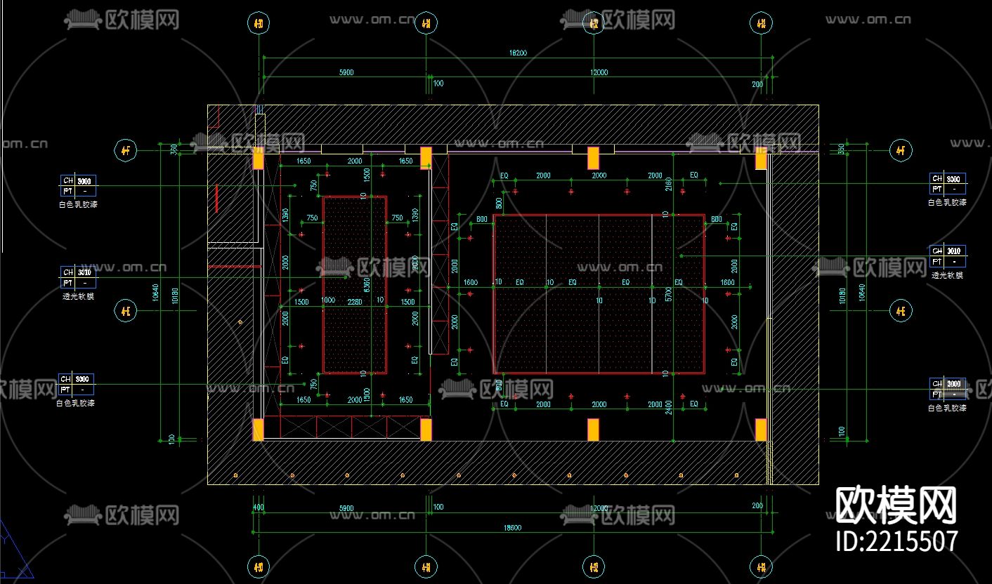 美的创新展厅CAD施工图下载（渲染图4）