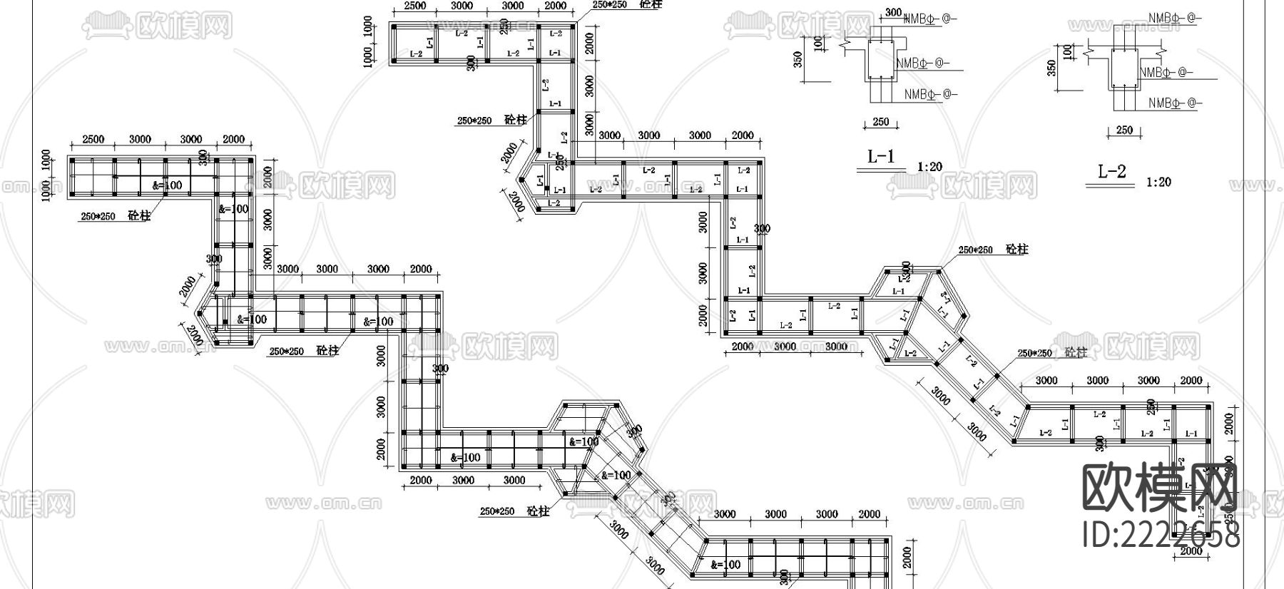曲桥节点大样下载（渲染图4）