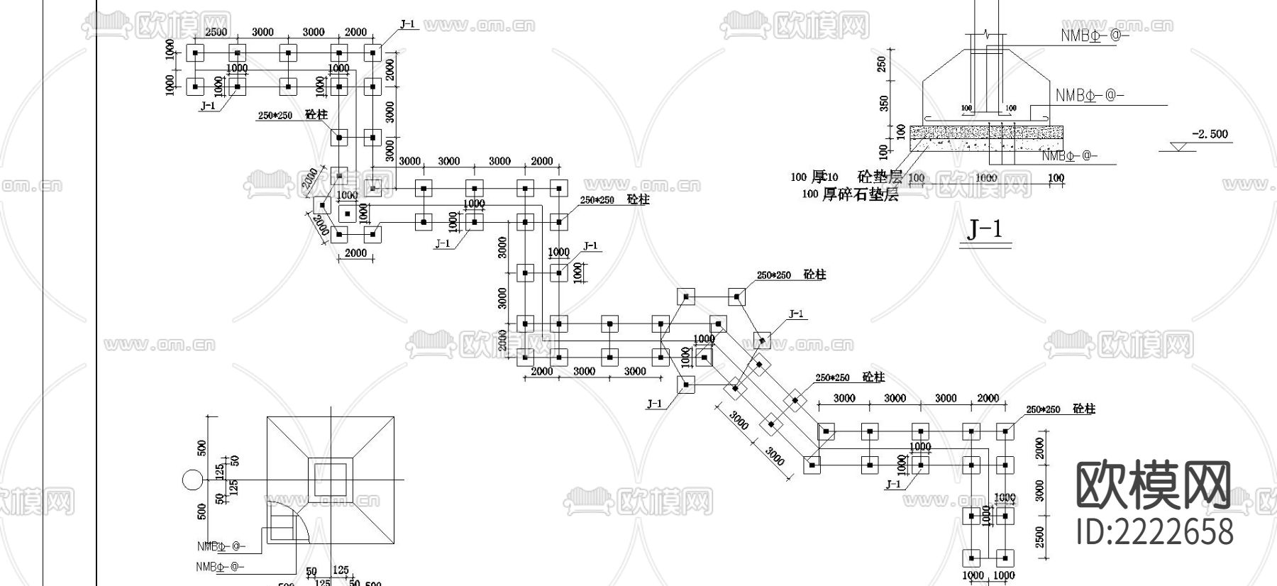 曲桥节点大样下载（渲染图3）