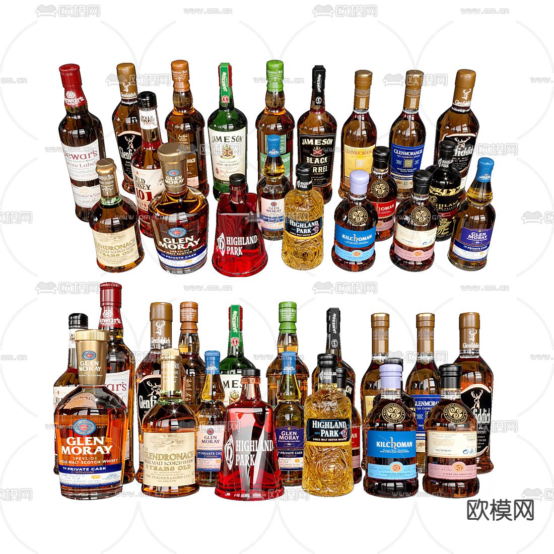 Ligne roset 威士忌洋酒饮料3d模型下载