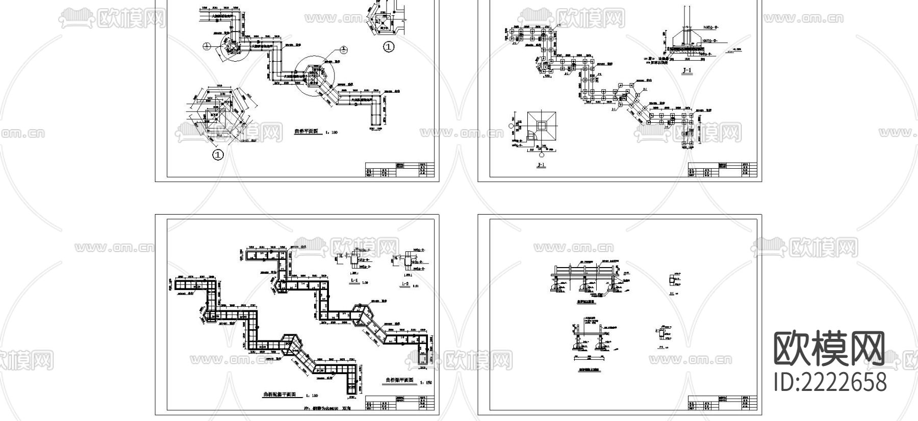 曲桥节点大样下载（渲染图5）