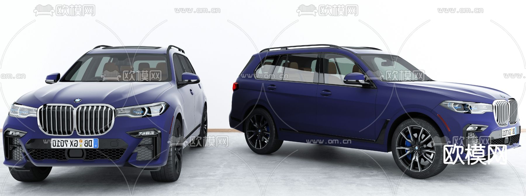 现代越野车3d模型下载