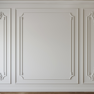 简欧石膏线条su模型